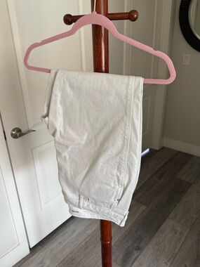 Light Silver High-Rise Jeans